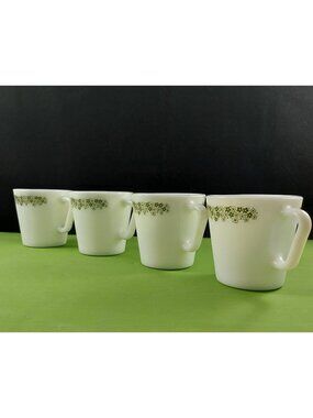 Pyrex Spring Blossom Coffee Mugs, Crazy Daisy Coffee Tea Mugs